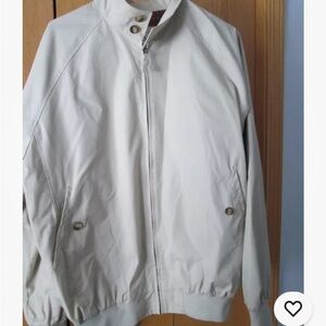 ORVIS Sporting Traditions Men’s Windbreaker Jacket‎ Coat Beige Lined Medium